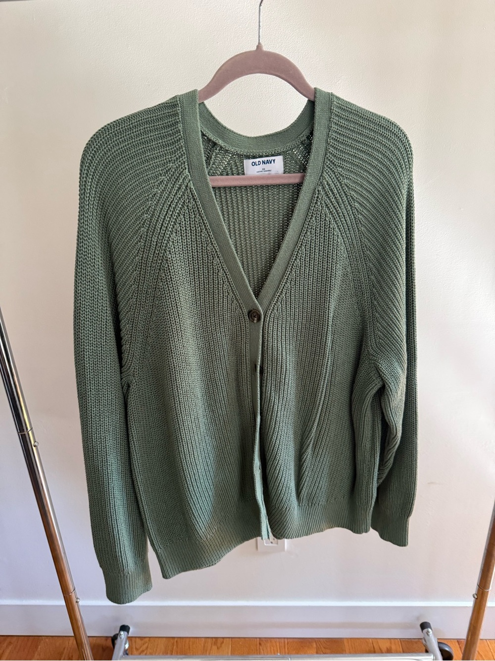 Old Navy Sage V-Neck Knit Cardigan